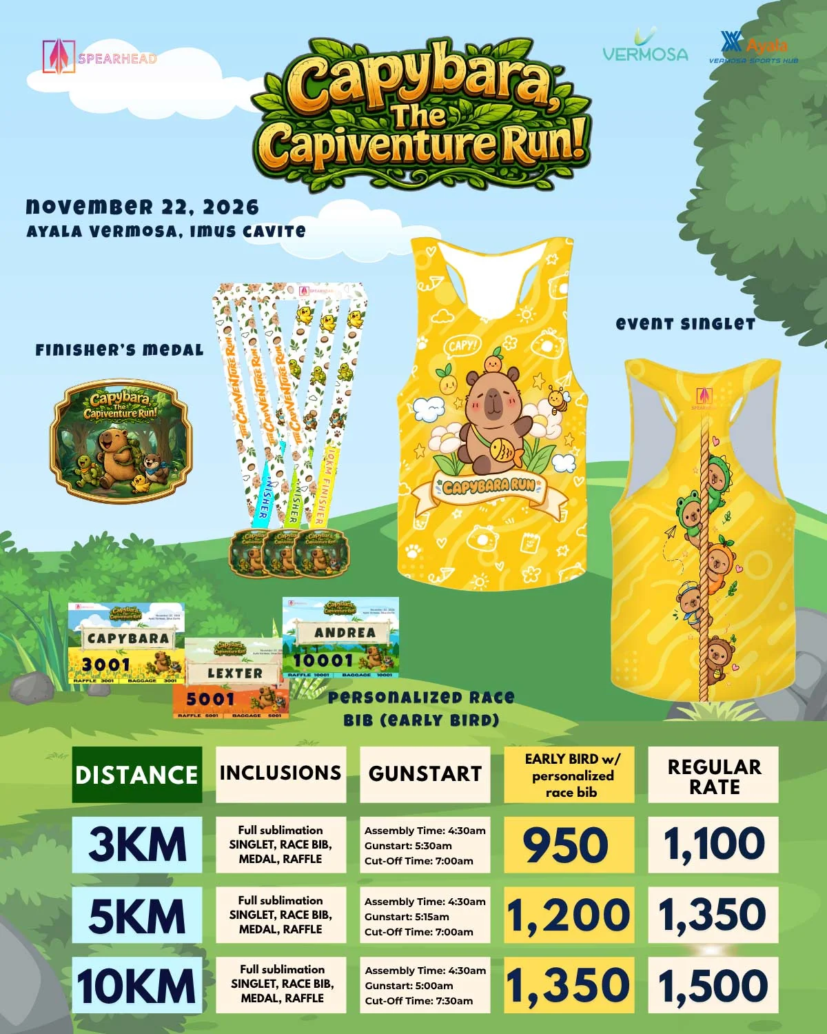 Capybara, The Capiventure Run 2026