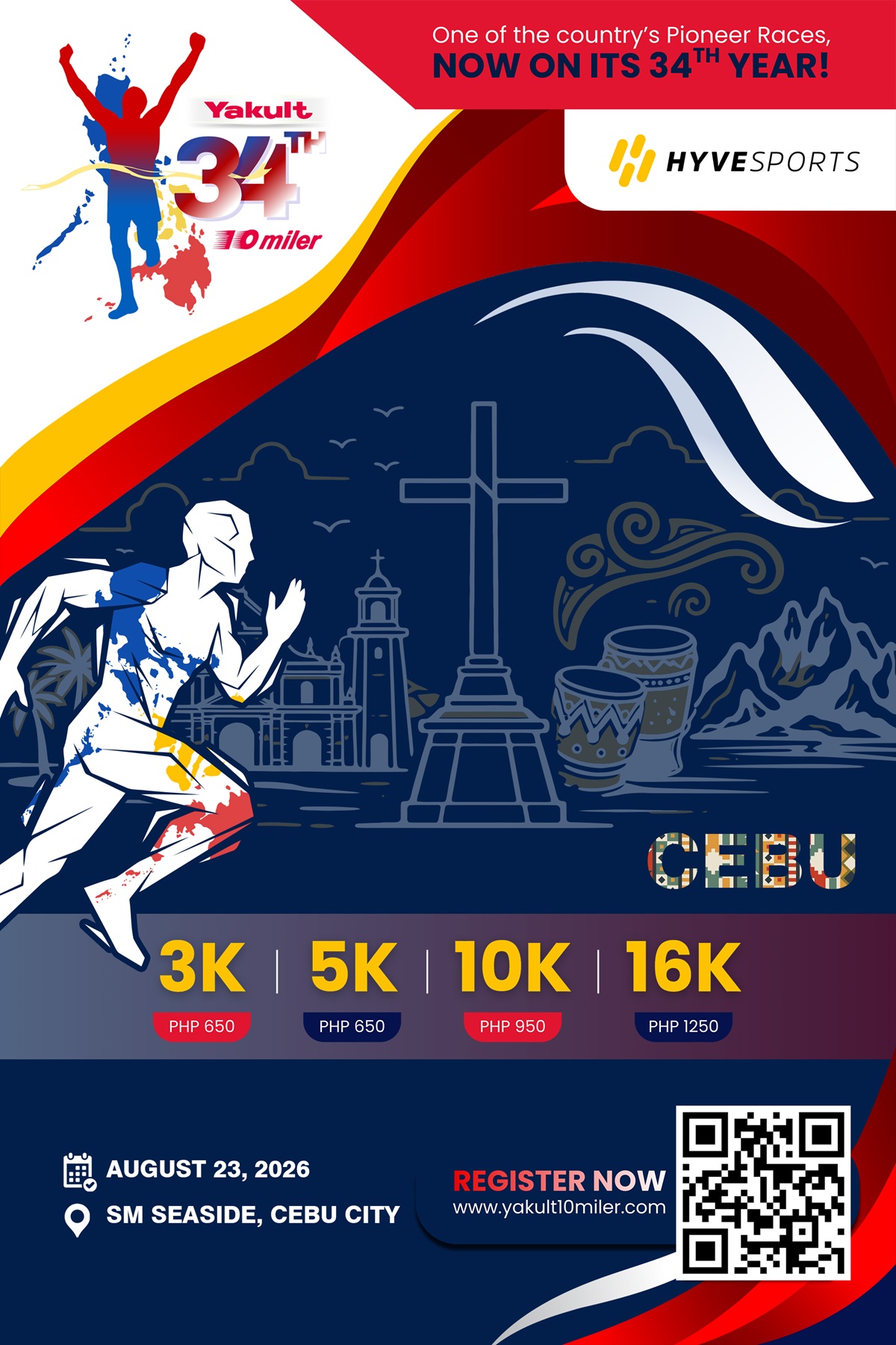 34th Yakult 10 Miler Run (Cebu) 2026