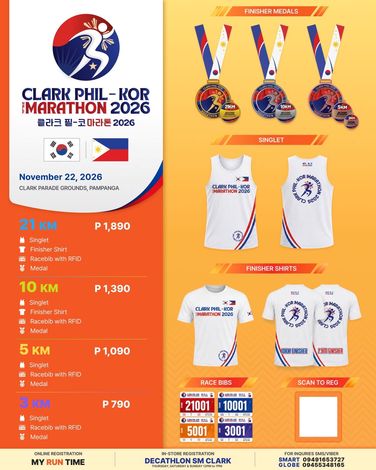 Clark Phil-Kor Half Marathon 2026