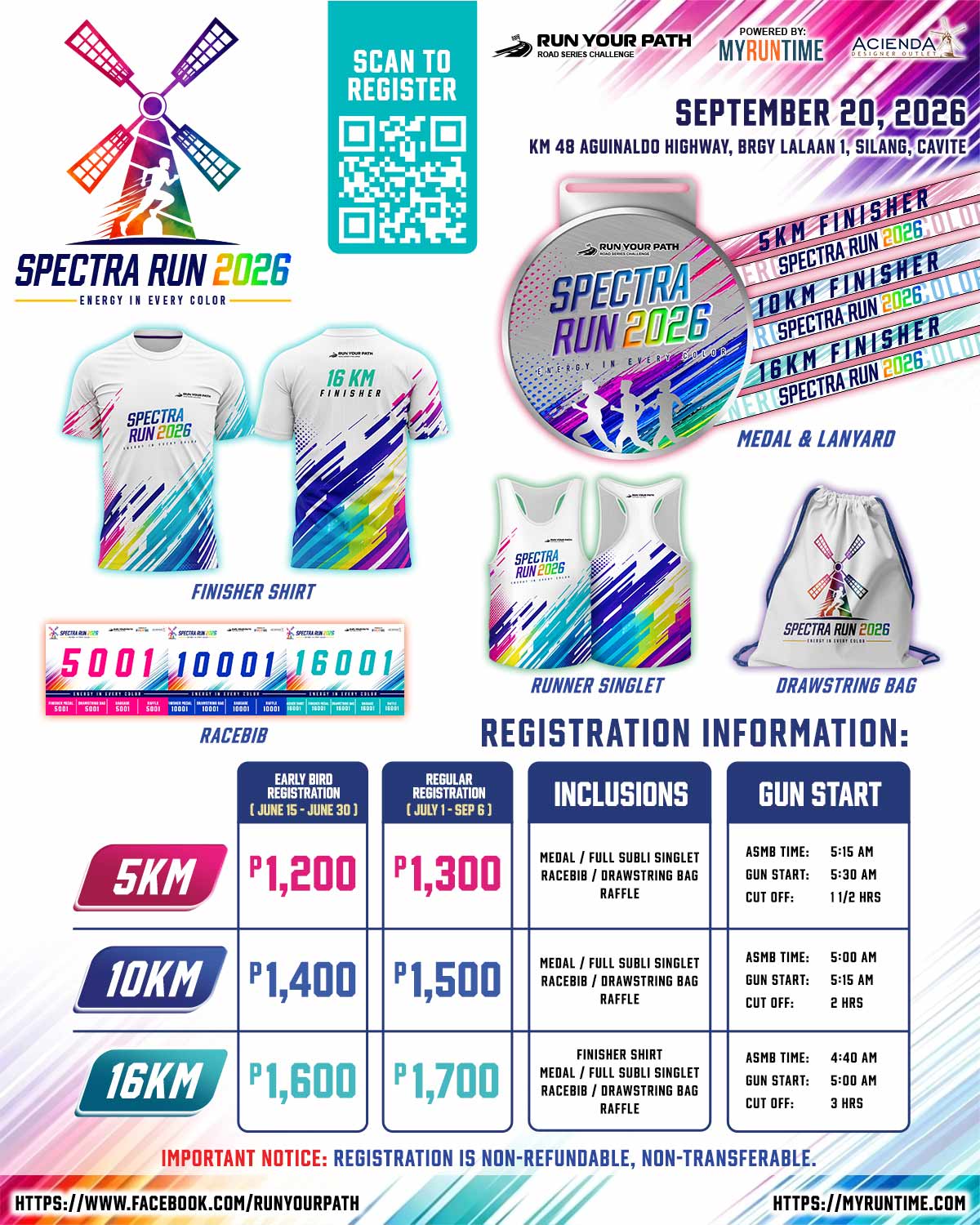 Spectra Run 2026
