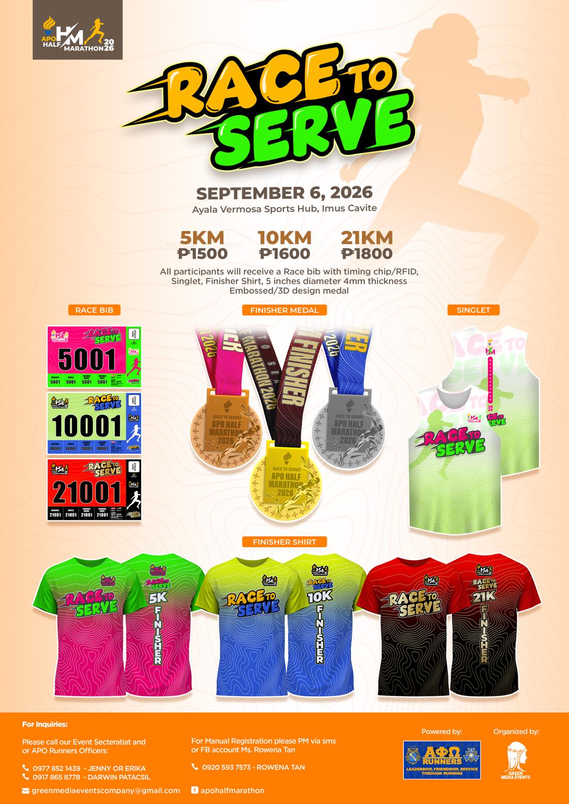 Race To Serve: APO Half Marathon 2026